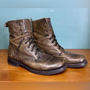 Frye Veronica Distressed Heirloom Combat Boot